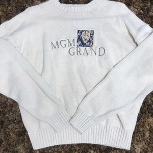 off-white, embroidered sweater